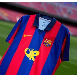 Herren FC Barcelona 2003/04 Retro-Trikot