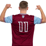 Kinder West Ham United x Iron Maiden 50. Jubiläums Trikot