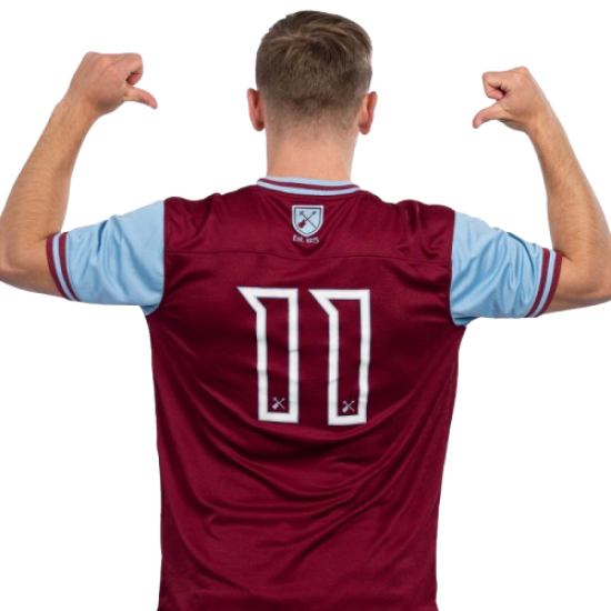 Kinder West Ham United x Iron Maiden 50. Jubiläums Trikot