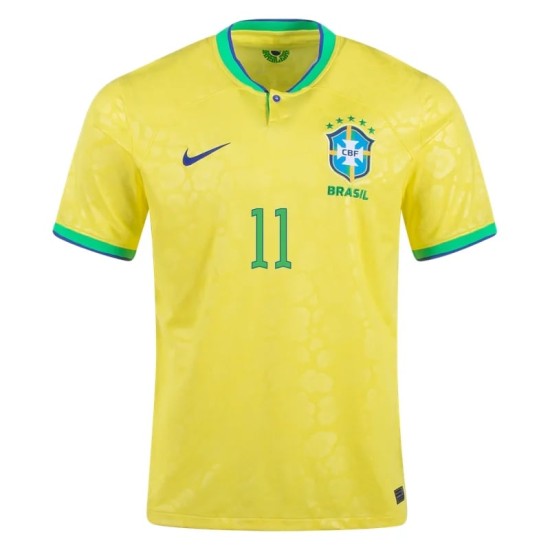 Philippe Coutinho #11 Brasilien Heimtrikot Weltmeisterschaft 2022
