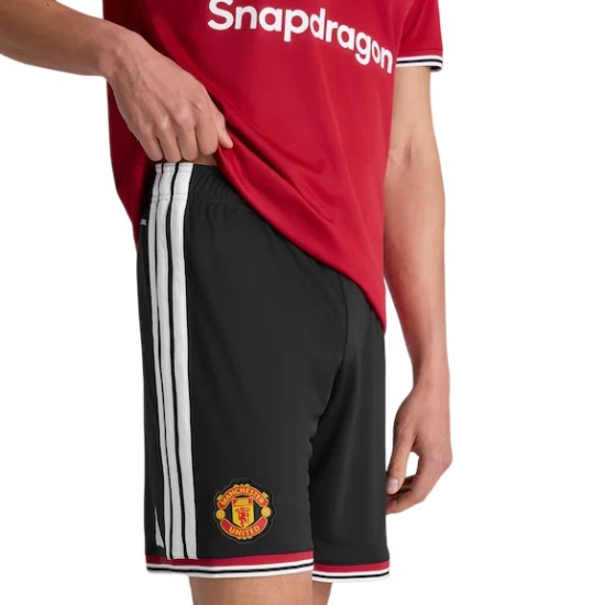 Kinder Manchester United 2026/27 Heimshorts - Schwarz