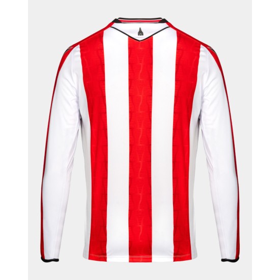 Herren Stoke City 2024/25 Langarm Heimtrikot
