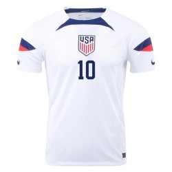 Christian Pulisic #10 USMNT Heimtrikot Weltmeisterschaft 2022 Christian Pulisic #10 USMNT Heimtrikot Weltmeisterschaft 2022