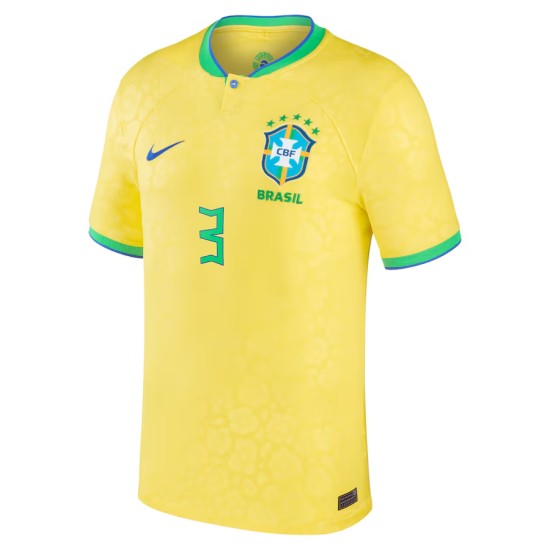 Kinder T.SILVA Brasilien 2022/23 Heimtrikot