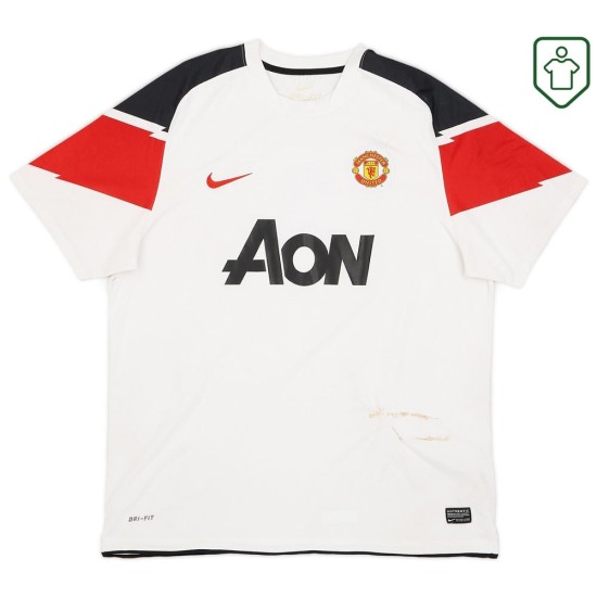 Herren Manchester United 2010/12 Auswärts Retro Shirt Evra #3 Herren Manchester United 2010/12 Auswärts Retro Shirt Evra #3