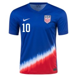 Christian Pulisic #10 USMNT Auswärtstrikot Copa America 2024 Christian Pulisic #10 USMNT Auswärtstrikot Copa America 2024