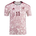 Carlos Vela #11 Mexiko Auswärtstrikot Weltmeisterschaft 2022