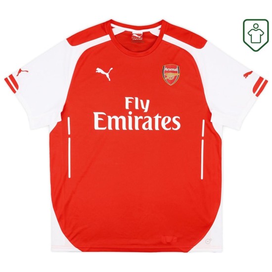 Herren Arsenal 2014/15 Heim Retro Shirt Arteta #8