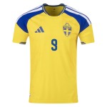Damen Schweden 2026 Heim Authentic Weltmeisterschaft Trikot ISAK #9