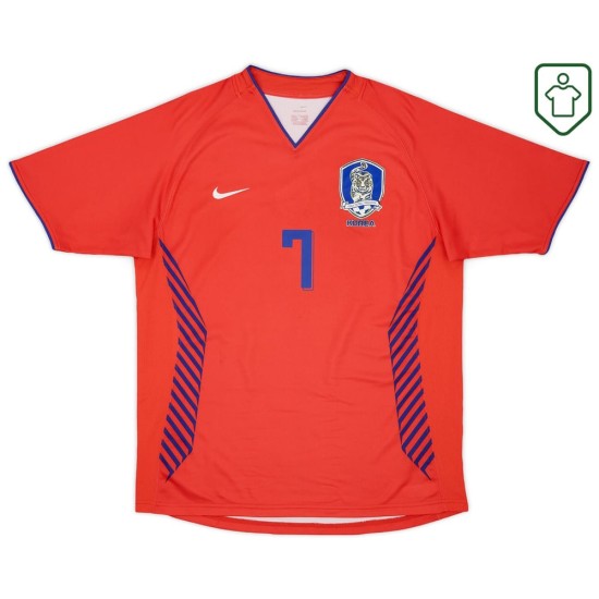 Männer Südkorea 2006/08 Heim Retro Shirt Jisung #7