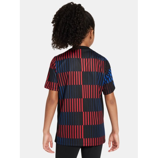 Kinder FC Barcelona 2024/25 Auswärts Prematch Trikot