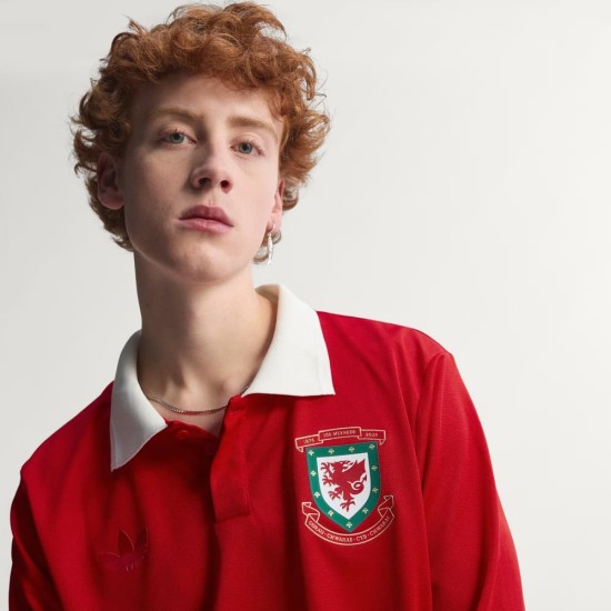 Herren Wales 2025/26 150-jähriges Jubiläum Langarmtrikot Herren Wales 2025/26 150-jähriges Jubiläum Langarmtrikot