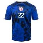 DeAndre Yedlin #22 USMNT Auswärtstrikot Weltmeisterschaft 2022