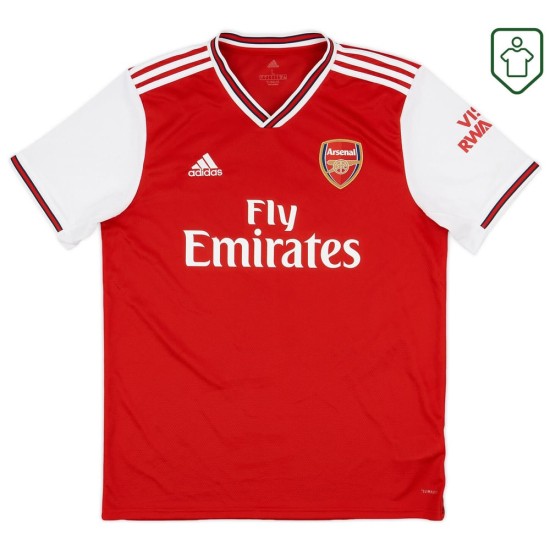 Herren Arsenal 2019/20 Heim Retro Shirt Saka #77