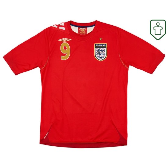 Männer England 2006/08 Auswärts Retro Shirt Rooney #9 Männer England 2006/08 Auswärts Retro Shirt Rooney #9