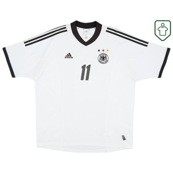 Männer Deutschland 2002/04 Heim Retro Shirt Klose #11