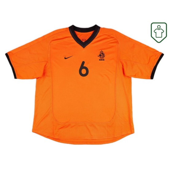 Männer Niederlande 2000/02 Heim Retro Shirt Seedorf #6 Männer Niederlande 2000/02 Heim Retro Shirt Seedorf #6