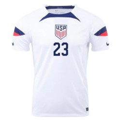 Kellyn Acosta #23 USMNT Heimtrikot Weltmeisterschaft 2022 Kellyn Acosta #23 USMNT Heimtrikot Weltmeisterschaft 2022