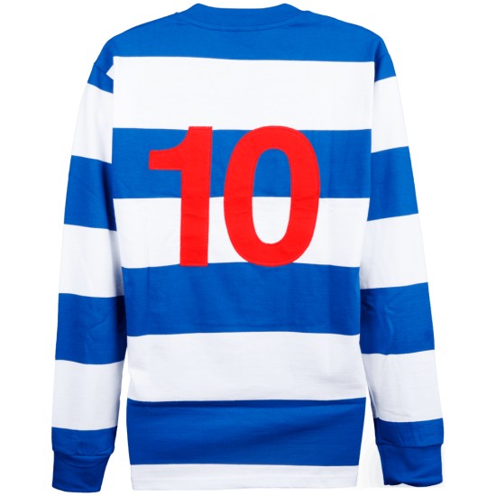 Kinder Queens Park Rangers 1975/76 Heim Retro Langarmtrikot #10