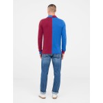 Damen FC Barcelona 1899 Langarm Heim Retro Trikot