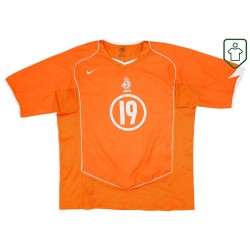 Männer Niederlande 2004/06 Heim Retro Shirt Robben #19 Männer Niederlande 2004/06 Heim Retro Shirt Robben #19