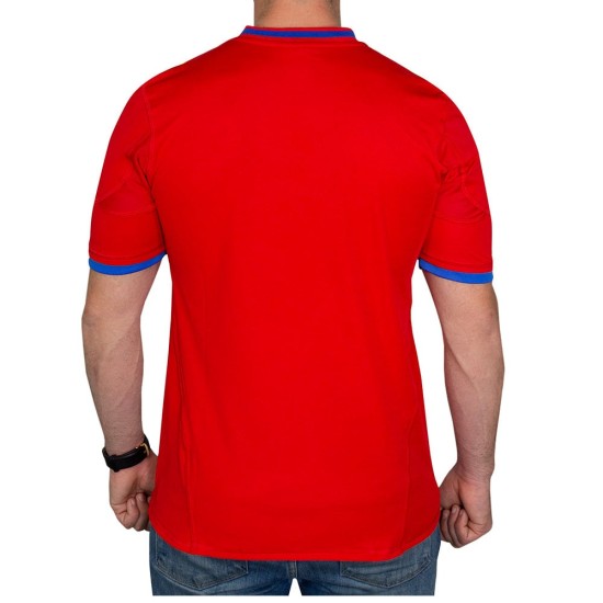 Damen Spanien 2010 Retro Weltmeisterschaft Jubiläums-Shirt - Rot Damen Spanien 2010 Retro Weltmeisterschaft Jubiläums-Shirt - Rot