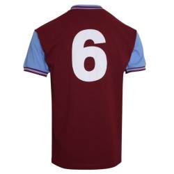 Herren West Ham United 1966 Heim Retro Trikot Nr. 6 Herren West Ham United 1966 Heim Retro Trikot Nr. 6