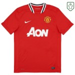 Herren Manchester United 2011/12 Heim Retro Shirt Chicharito #14 Herren Manchester United 2011/12 Heim Retro Shirt Chicharito #14