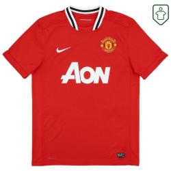Herren Manchester United 2011/12 Heim Retro Shirt Chicharito #14