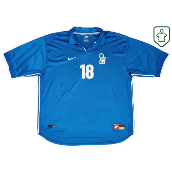 Männer Italien 1997/98 Heim Retro Shirt Baggio R. #18