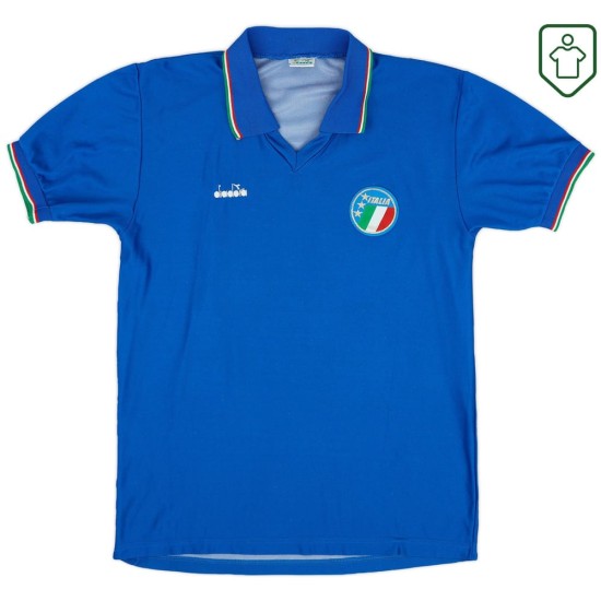 Männer Italien 1986/91 Heim Retro Shirt #15
