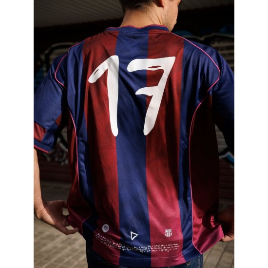 Kinder Ed Sheeran x Spotify x FC Barcelona 2004/05 Retro-Heimtrikot