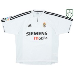 Herren Real Madrid Heim-Retro-Trikot 2003/04 Zidane #5 Herren Real Madrid Heim-Retro-Trikot 2003/04 Zidane #5
