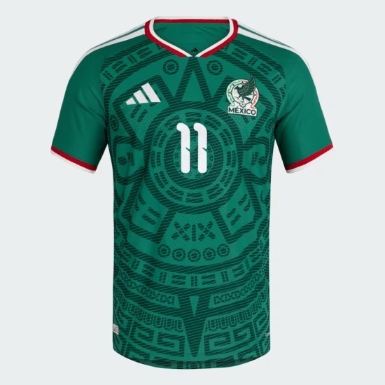 Kinder Mexiko 2026 Heim Authentisches WM-Trikot S. GIMENEZ #11 Kinder Mexiko 2026 Heim Authentisches WM-Trikot S. GIMENEZ #11