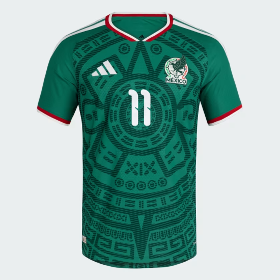 Kinder Mexiko 2026 Heim Authentisches WM-Trikot S. GIMENEZ #11