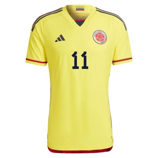 Juan Cuadrado #11 Kolumbien Heimtrikot Weltmeisterschaft 2022