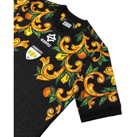Damen Sorrento Calcio 1945 2025/26 Auswärtstorwarttrikot Schwarz