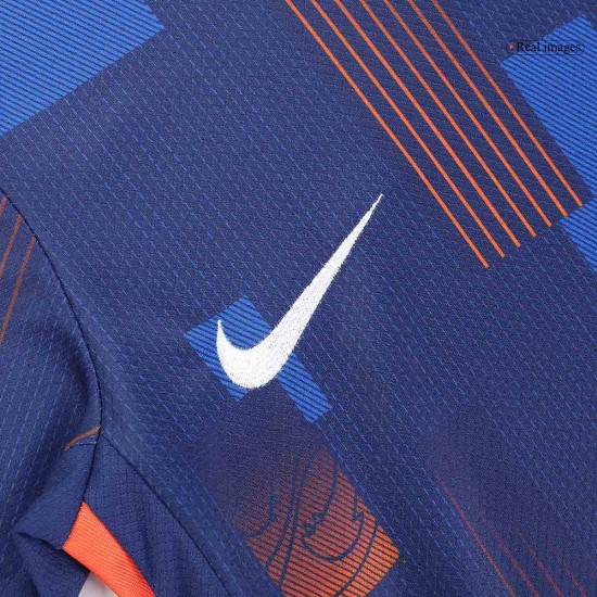 Kinder Niederlande Auswärtstrikot+Kurze Hosen EURO 2024