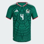 Damen Mexiko 2026 Heim Authentisches WM-Trikot E. ÁLVAREZ #4