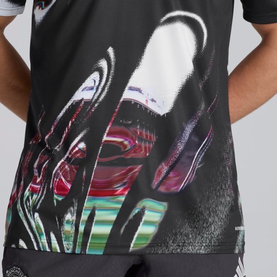 Herren Manchester United 2025/26 Drittes Pre-Match Trikot – Schwarz