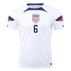 Yunus Musah #6 USMNT Heimtrikot Weltmeisterschaft 2022 Yunus Musah #6 USMNT Heimtrikot Weltmeisterschaft 2022