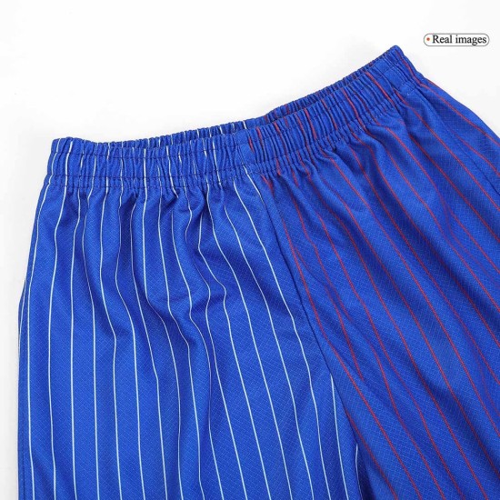 Kinder Frankreich Auswärtstrikot+Kurze Hosen EURO 2024