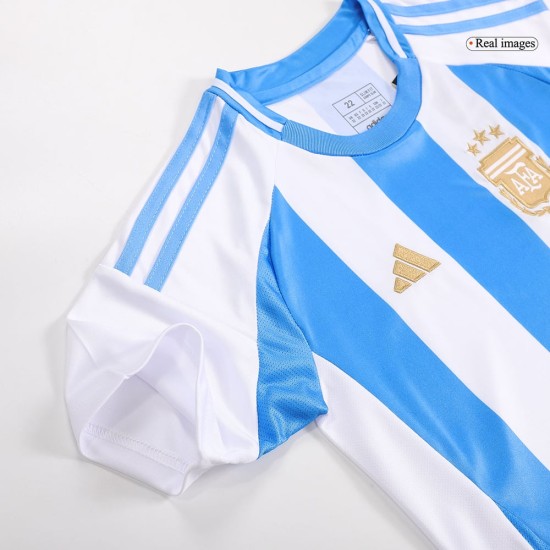 Kinder Argentinien Heimtrikot+Kurze Hosen Copa America 2024