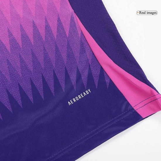 Kinder Deutschland Auswärtstrikot+Kurze Hosen EURO 2024