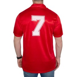 Herren Spanien 1982 Retro Weltmeisterschaft Shirt #7 Herren Spanien 1982 Retro Weltmeisterschaft Shirt #7