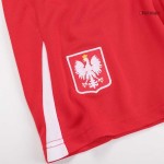 Kinder Polen Heimtrikot+Kurze Hosen EURO 2024