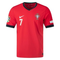 Cristiano Ronaldo #7 Portugal Spielerversion Heimtrikot EURO 2024