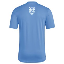 Kinder New York City FC 2025 Drittes Hook AEROREADY Shirt - Blau Kinder New York City FC 2025 Drittes Hook AEROREADY Shirt - Blau