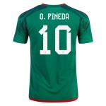 Orbelín Pineda #10 Mexiko Heimtrikot Weltmeisterschaft 2022 Orbelín Pineda #10 Mexiko Heimtrikot Weltmeisterschaft 2022