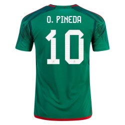 Orbelín Pineda #10 Mexiko Heimtrikot Weltmeisterschaft 2022